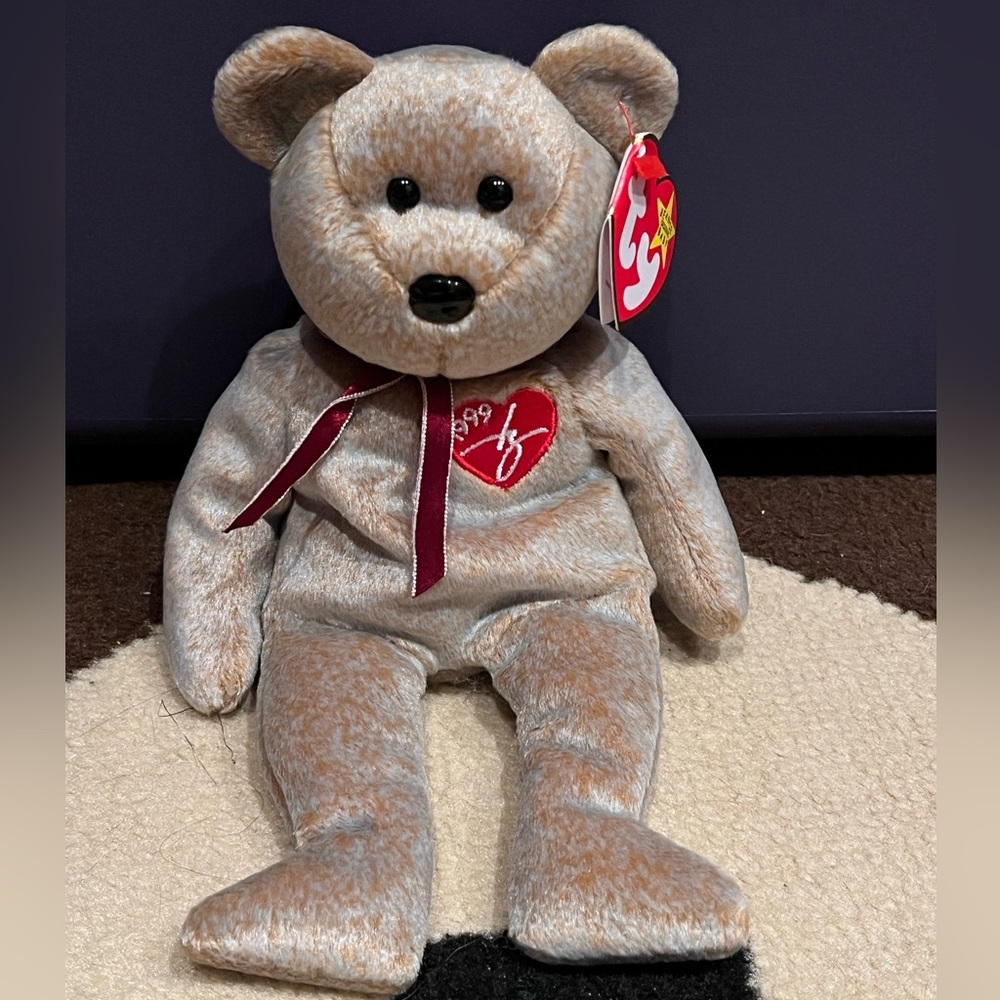 Ty Beanie Baby Bear - 1999 Signature Bear